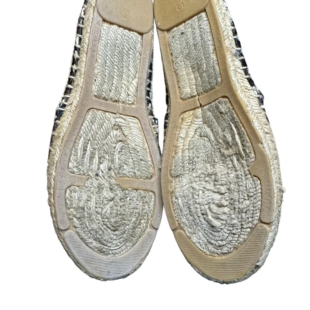 Tory Burch Shoes Womens Size 6 Brown Fur Espadrille Flats Animal Print Casual